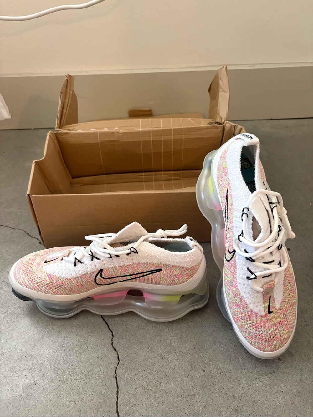 Nike Kids White and Black Sneakers
